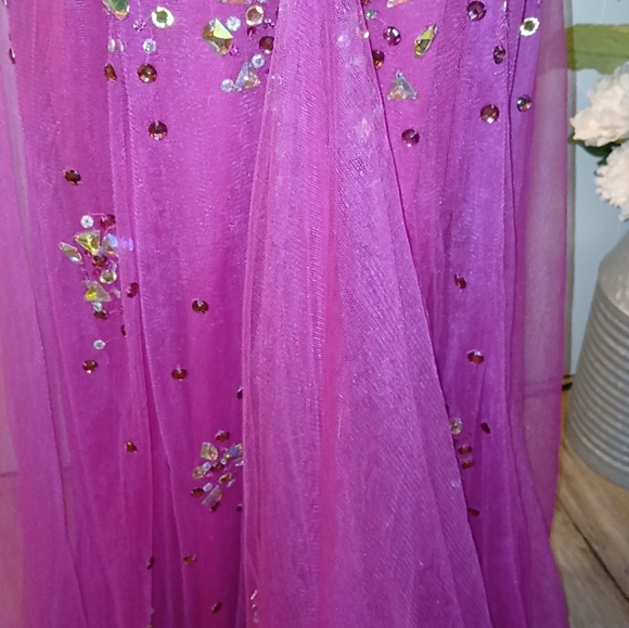 Pink strapless special occasion dress - Picture 4 of 6